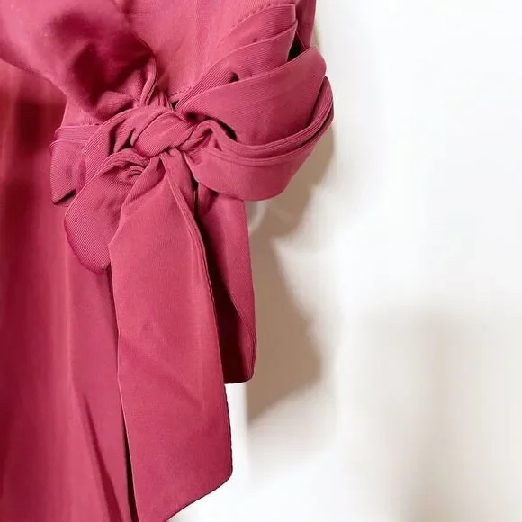 LAFAYETTE 148 Noor V-Neck Tie Sleeve Shift Dress - Picture 10 of 10